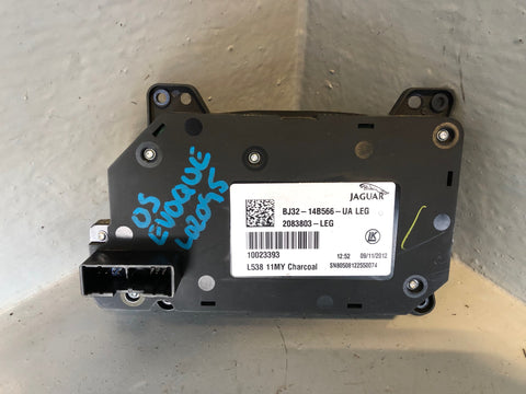 Range Rover Evoque Seat Adjust Switch Panel Off Side Front BJ32-14B566-UA L538