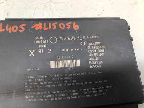 Range Rover L405 Keyless Entry Module DPLA-19H440-BC 2013 to 2017