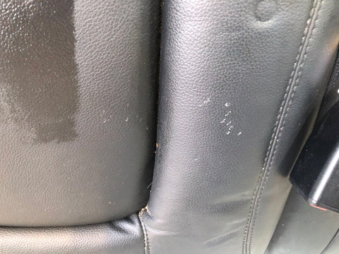 Range Rover Evoque Seat Back Rear Near Side Centre Leather Black 2016 to 2018