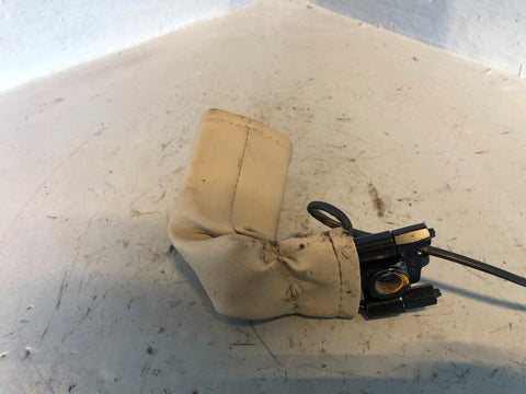 Range Rover L405 Seat Belt Buckle Clasp Centre Rear Almond Leather 2013 to 2017