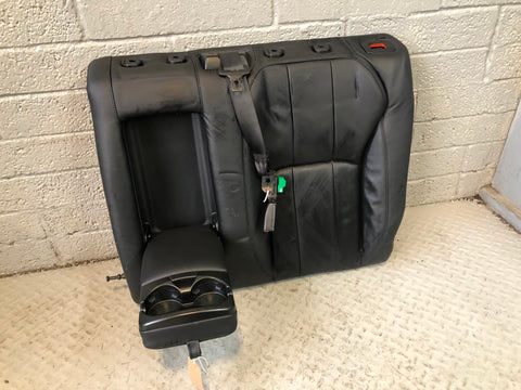 Range Rover Evoque Seat Back Rear Near Side Centre Leather Black 2016 to 2018