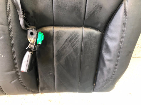 Range Rover Evoque Seat Back Rear Near Side Centre Leather Black 2016 to 2018