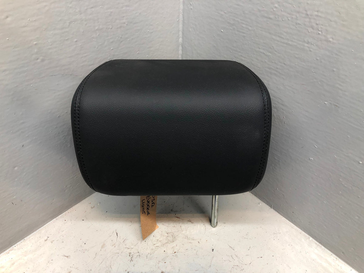 Range Rover Evoque Headrest Rear Off Side Black Leather 2016 to 2018 L10115