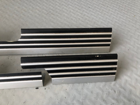 Range Rover L322 Kick Plates Full Set of 4 Aluminium Black 2002 to 2013 R31075