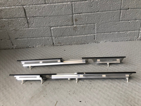 Range Rover L322 Kick Plates Full Set of 4 Aluminium Black 2002 to 2013 R31075