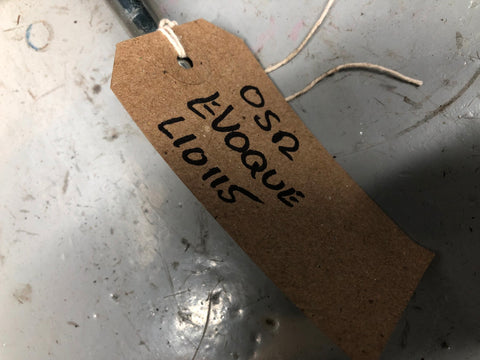 Range Rover Evoque Headrest Rear Off Side Black Leather 2016 to 2018 L10115