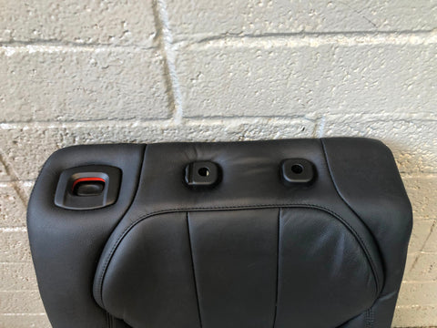 Range Rover Evoque Seat Back Rear Off Side Right Leather Black 2016 to 2018