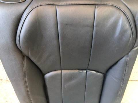 Range Rover Evoque Seat Back Rear Off Side Right Leather Black 2016 to 2018