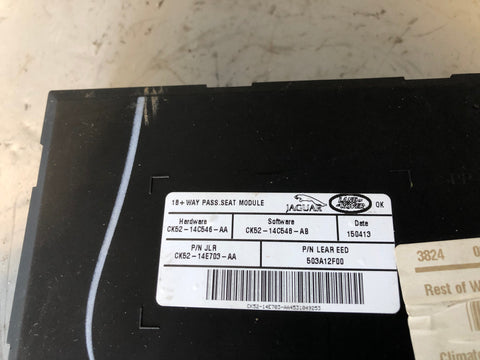 Range Rover L405 Passenger Seat Control Module Near Side Front CK52-14C546-AA