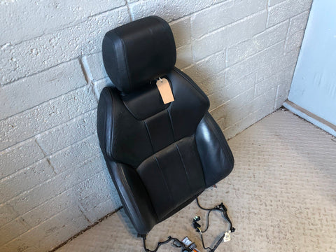 Range Rover Evoque Seat Back Front Near Side Left Leather Black 2016 to 2018