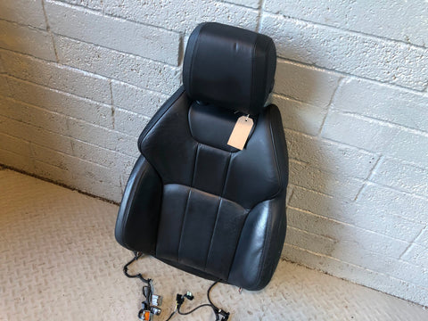 Range Rover Evoque Seat Back Front Near Side Left Leather Black 2016 to 2018