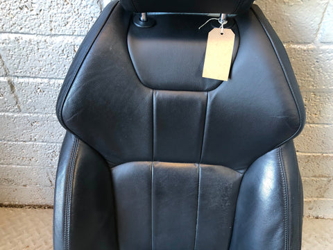 Range Rover Evoque Seat Back Front Near Side Left Leather Black 2016 to 2018