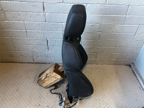 Range Rover Evoque Seat Back Front Near Side Left Leather Black 2016 to 2018