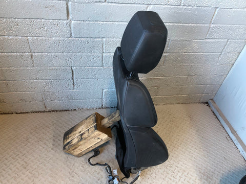 Range Rover Evoque Seat Back Front Near Side Left Leather Black 2016 to 2018