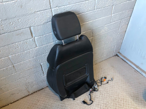 Range Rover Evoque Seat Back Front Near Side Left Leather Black 2016 to 2018