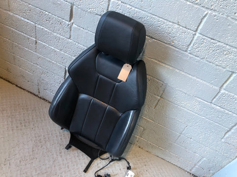 Range Rover Evoque Seat Back Front Off Side Right Leather Black 2016 to 2018