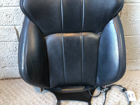 Range Rover Evoque Seat Back Front Off Side Right Leather Black 2016 to 2018