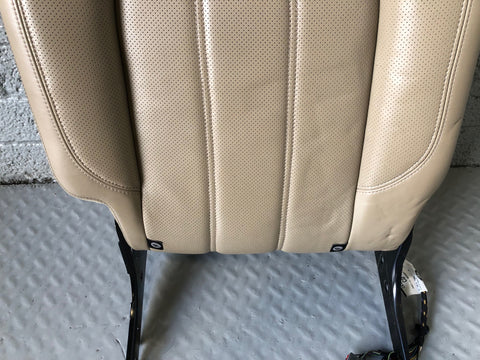 Range Rover L405 Seat Back Rear Off Side Leather Almond 2013 to 2017