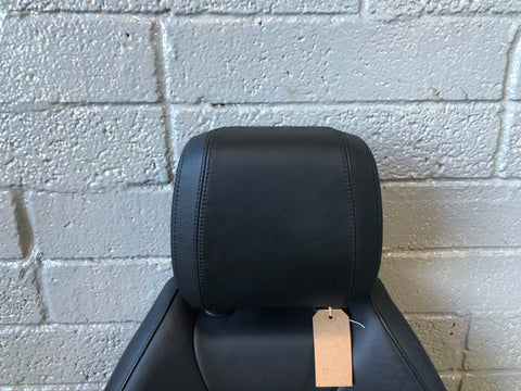 Range Rover Evoque Seat Back Front Off Side Right Leather Black 2016 to 2018