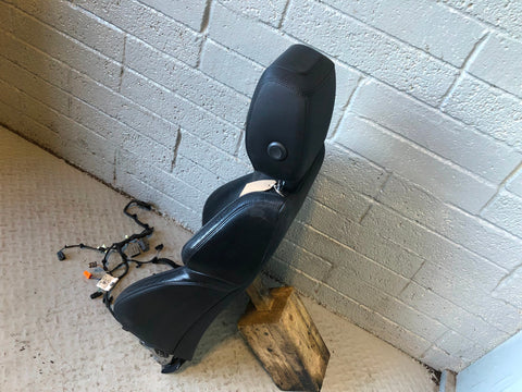 Range Rover Evoque Seat Back Front Off Side Right Leather Black 2016 to 2018