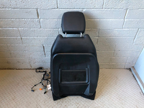 Range Rover Evoque Seat Back Front Off Side Right Leather Black 2016 to 2018