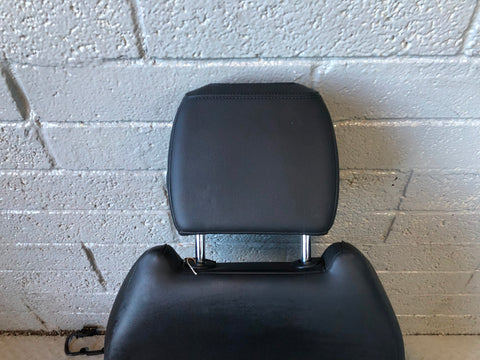 Range Rover Evoque Seat Back Front Off Side Right Leather Black 2016 to 2018