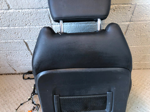 Range Rover Evoque Seat Back Front Off Side Right Leather Black 2016 to 2018