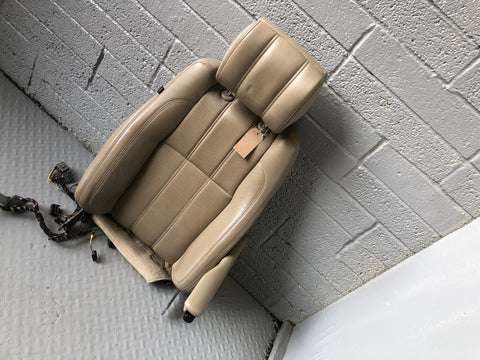 Range Rover L405 Seat Back Front Off Side Right Leather Almond 2013 to 2017