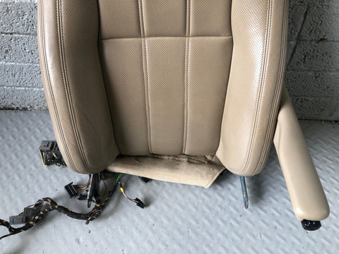 Range Rover L405 Seat Back Front Off Side Right Leather Almond 2013 to 2017