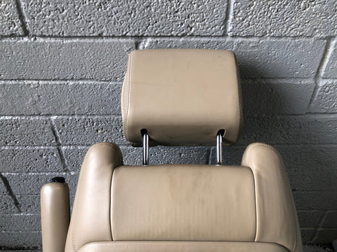 Range Rover L405 Seat Back Front Off Side Right Leather Almond 2013 to 2017