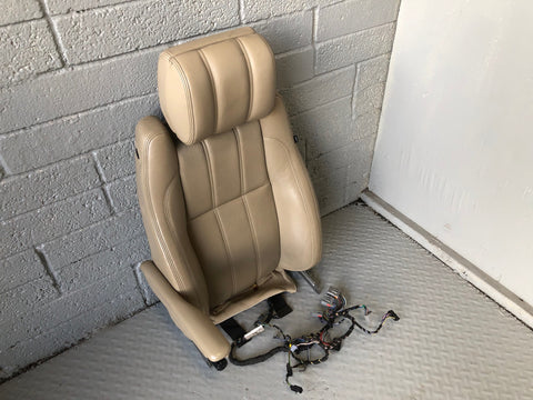 Range Rover L405 Seat Back Front Near Side Left Leather Almond 2013 to 2017