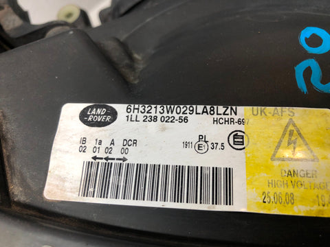 Range Rover Sport Headlight Off Side Front Xenon 6H3213W029LA8LZN AFS L320