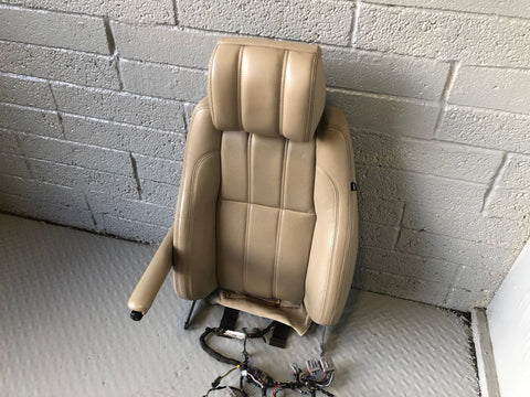Range Rover L405 Seat Back Front Near Side Left Leather Almond 2013 to 2017