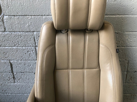 Range Rover L405 Seat Back Front Near Side Left Leather Almond 2013 to 2017