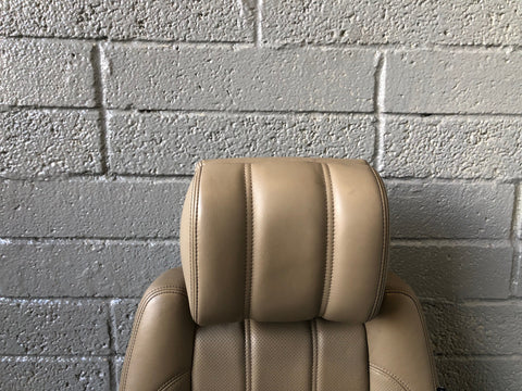 Range Rover L405 Seat Back Front Near Side Left Leather Almond 2013 to 2017