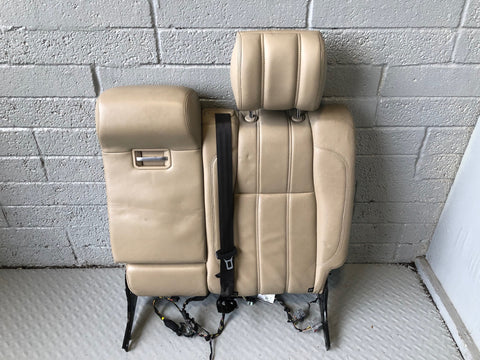 Range Rover L405 Seat Back Rear Near Side Centre Leather Almond 2013 to 2017