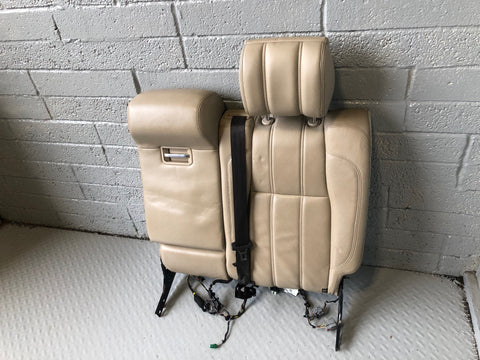 Range Rover L405 Seat Back Rear Near Side Centre Leather Almond 2013 to 2017