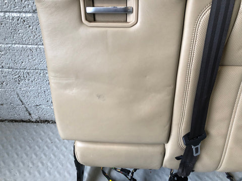 Range Rover L405 Seat Back Rear Near Side Centre Leather Almond 2013 to 2017
