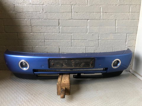 Range Rover L322 Front Bumper in Monte Carlo Blue 2002 to 2006 R31075