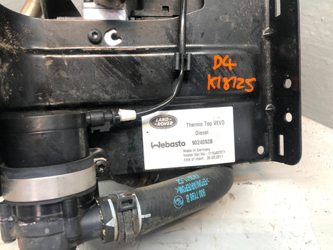 Discovery 4 Webasto Diesel Pre Heater 9024093B Land Rover 2009 to 2012