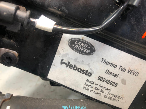Discovery 4 Webasto Diesel Pre Heater 9024093B Land Rover 2009 to 2012