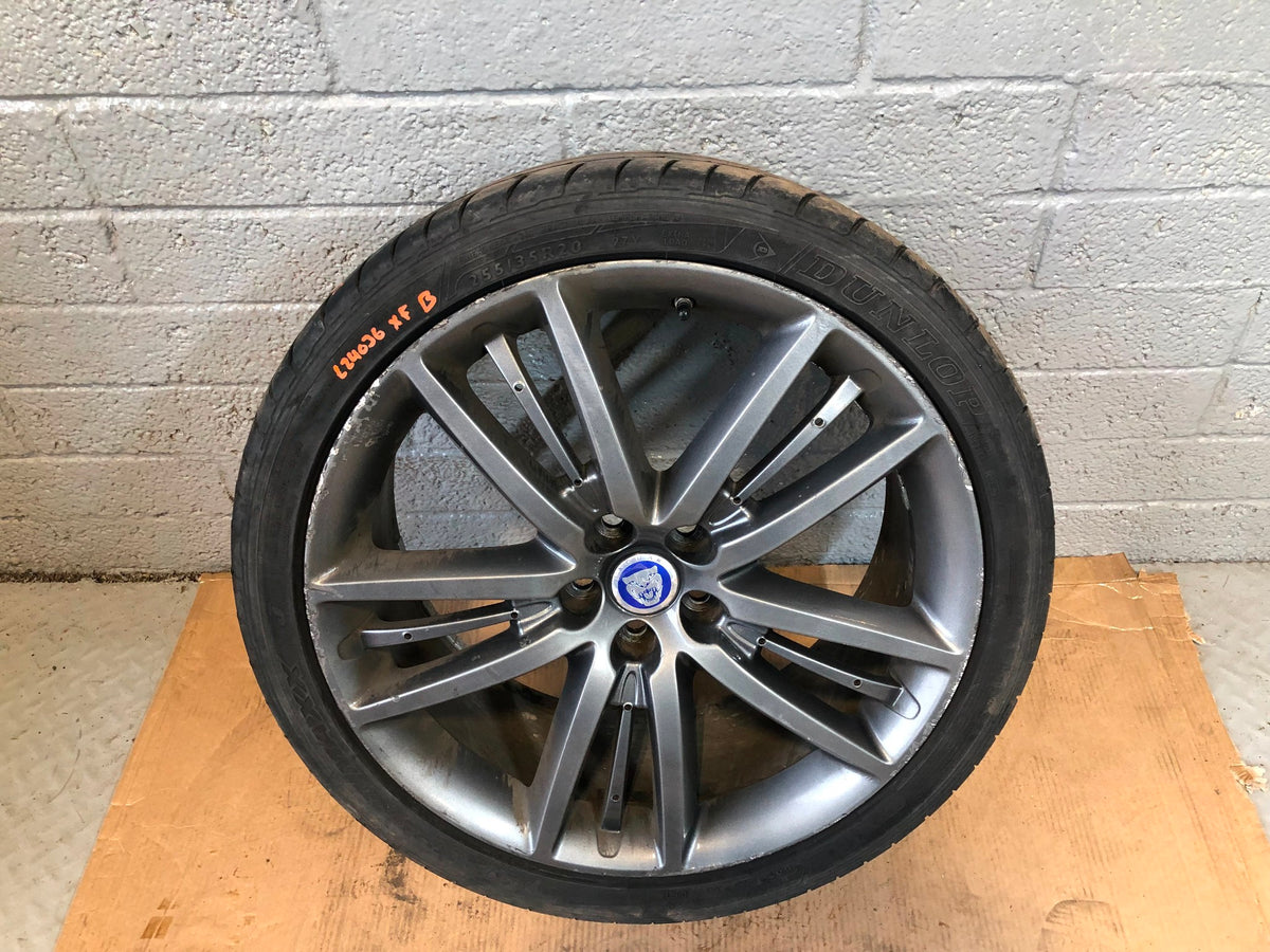 Jaguar XF Alloy Wheel and Tyre 20" Single 255/35ZR20 X250 2008 to 2015 L24036B