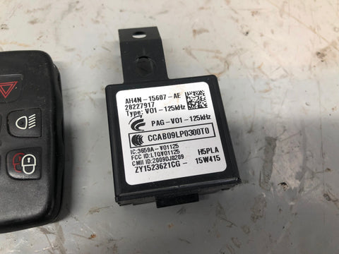 Range Rover Evoque Key Remote and Blade with Door Lock 2016 to 2018 L10115