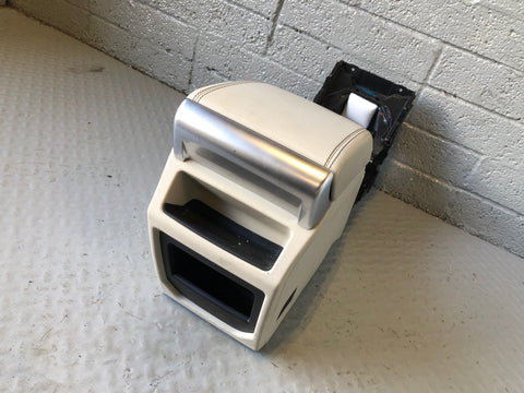 Range Rover Evoque Centre Console Ivory White Arm Rest Leather L538 L02095
