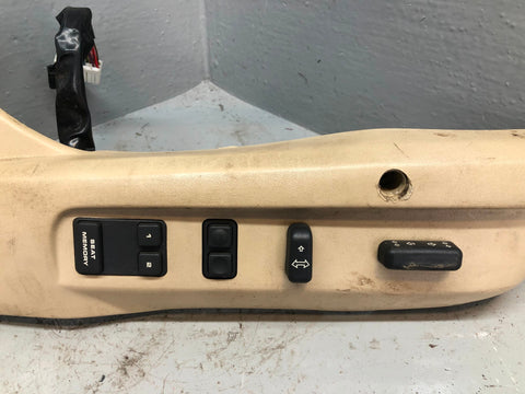 Range Rover P38 Seat Valance with Switches Lightstone Off Side Right BTR9020