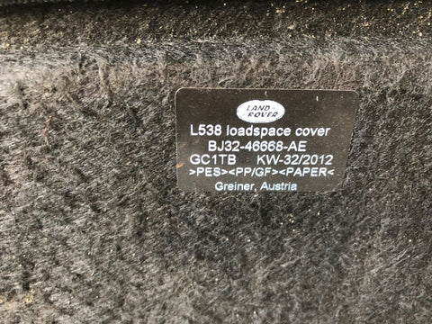 Range Rover Evoque Parcel Shelf Load Cover BJ32-46668-AE 2011 to 2018 L02095