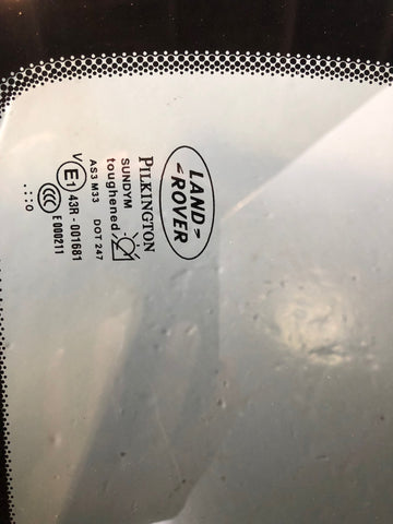 Range Rover Sport Glass Rear Door Quarter Off Side Tinted L320 K11095