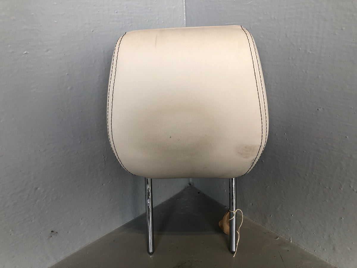 Range Rover Evoque Headrest Front Near Side Ivory Leather 2011 to 2015 L02095