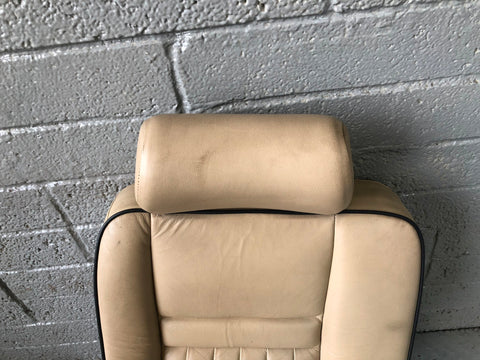 Range Rover P38 Seats Rear Set in Lightstone Leather 2nd Row 1994 to 2002