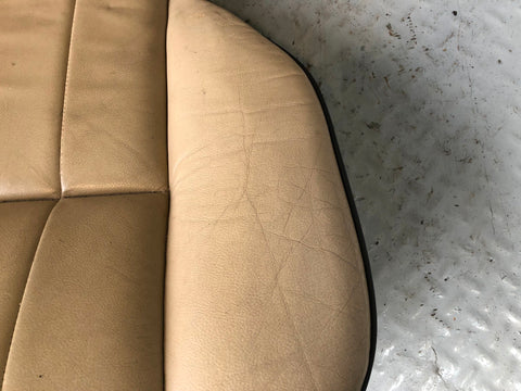 Range Rover P38 Seats Rear Set in Lightstone Leather 2nd Row 1994 to 2002